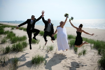 Affordable Beach Weddings Florida on Lake Michigan Beach Wedding Is Truly Magical