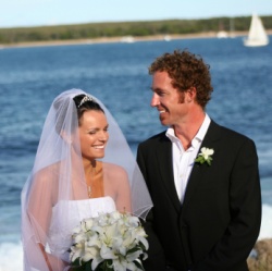 Charlevoix beach weddings are romantic.