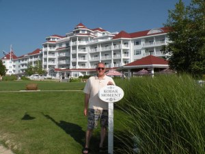 On the beachside of The Inn at Bay Harbor.