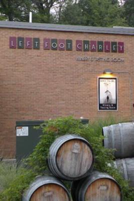 Entrance of Left Foot Charlie tasting room.