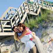 Lake Michigan beaches are romantic.