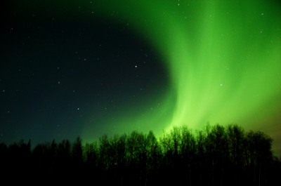 Northern lights in northern Michigan.