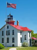 Grand Traverse lighthouse Northport Michigan.