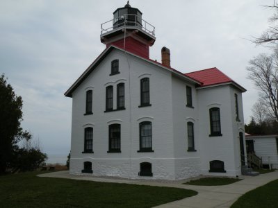 Lighthouse at the tip of Leelanau Pennisula