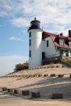 Point Bessie Lighthouse near Sleeping Bear Dunes.