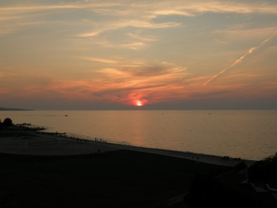 Awesome Lake Michigan sunset.